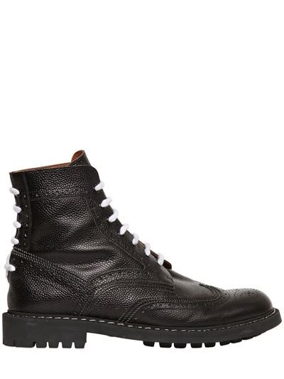 givenchy cut out brogue booties|givenchy combat boots.